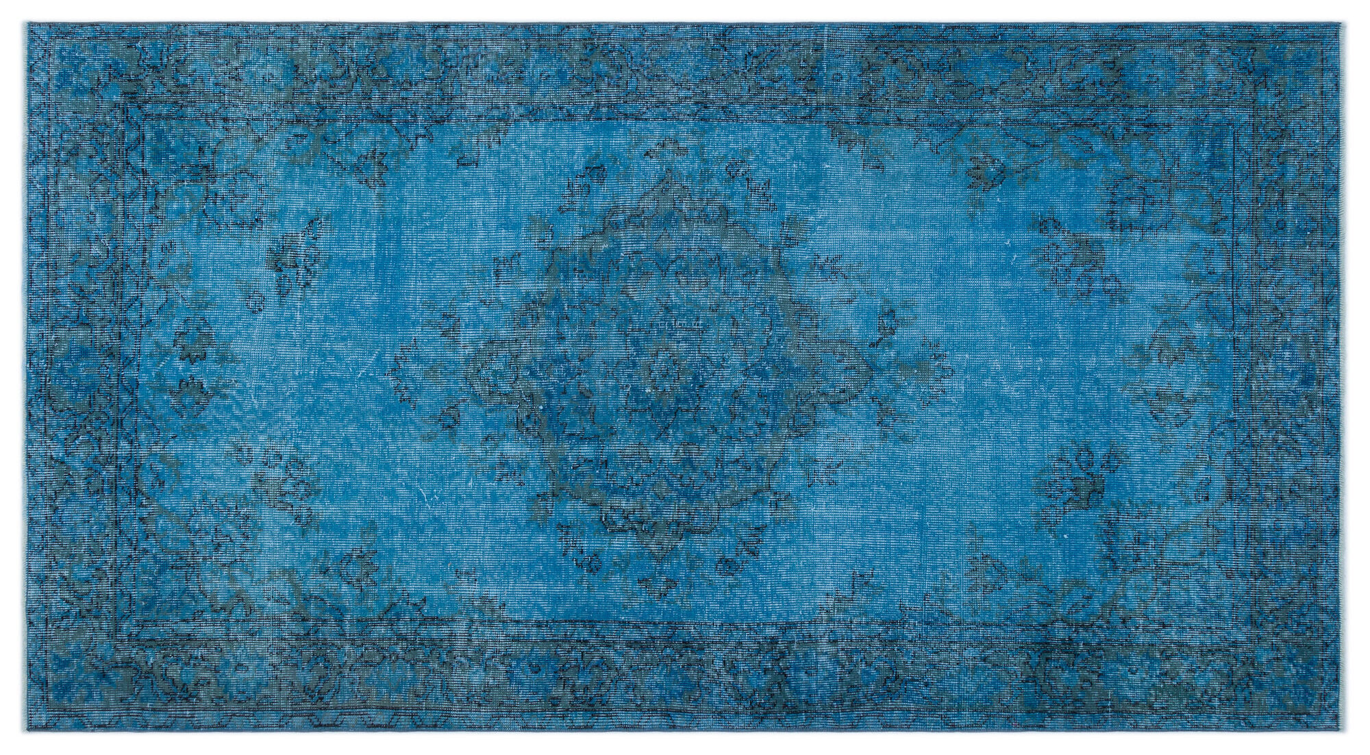 Apex Vintage Halı Turkuaz 24013 132x250cm