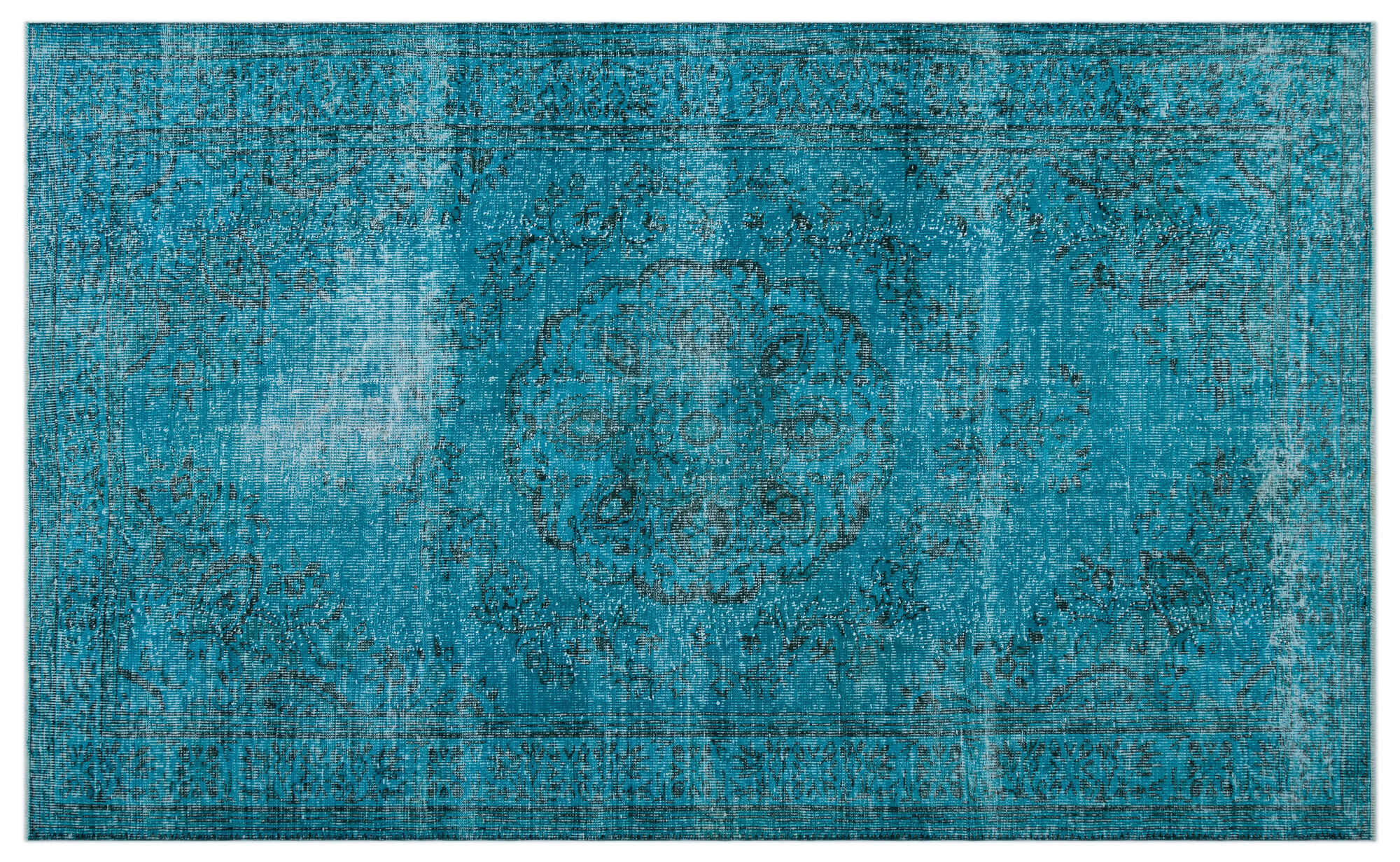 Apex Vintage Halı Turkuaz 24177 190x314cm