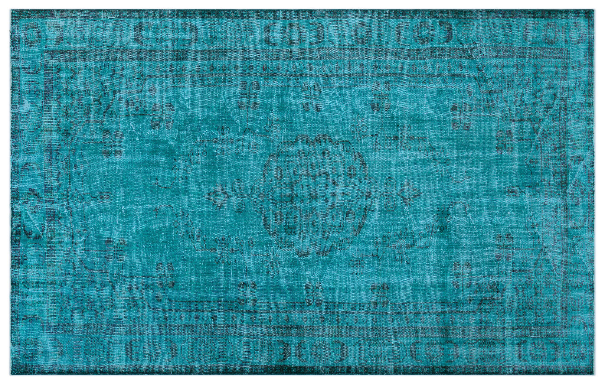 Apex Vintage Halı Turkuaz 24179 182x295cm