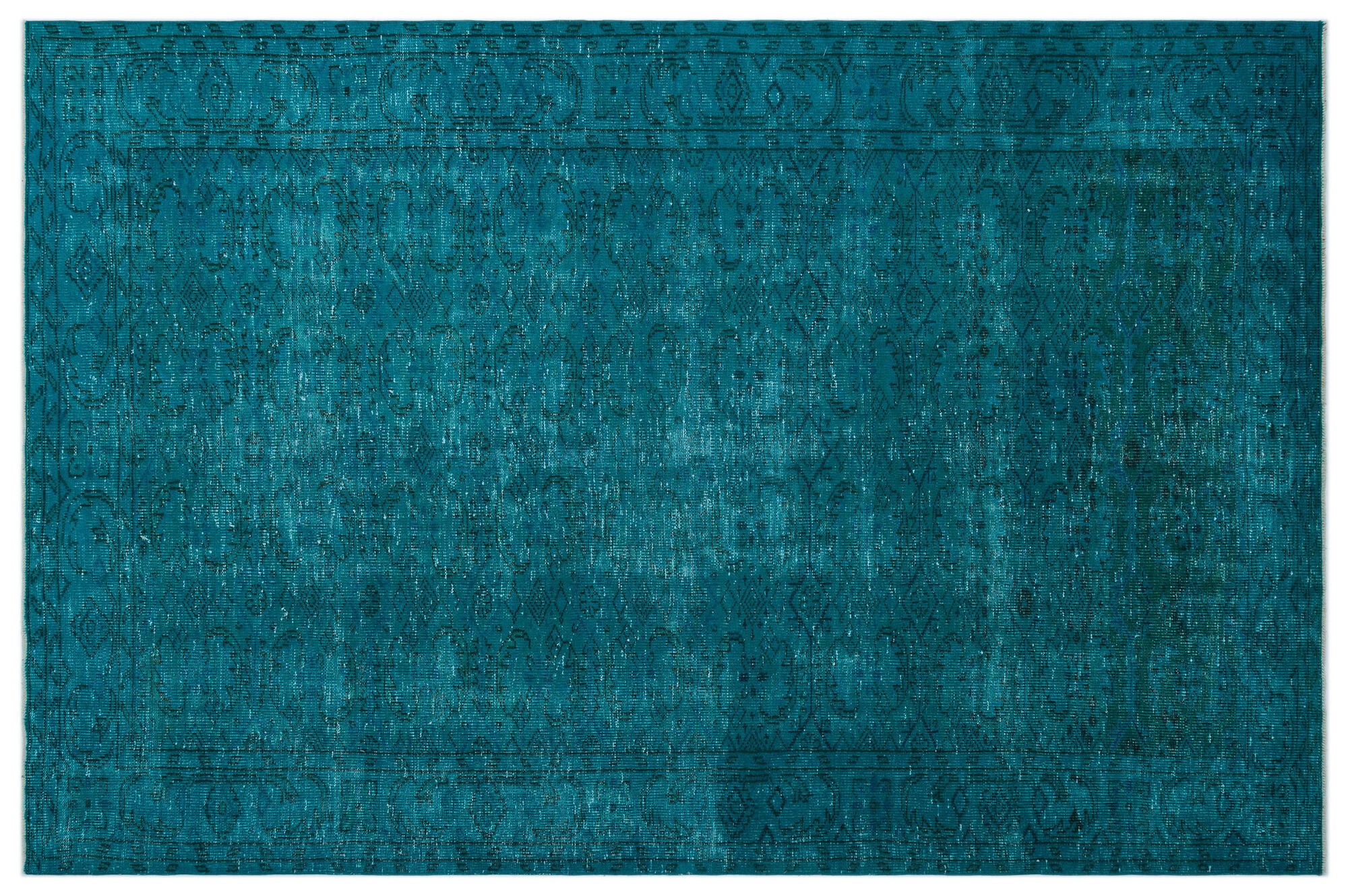 Apex Vintage Halı Turkuaz 24211 193x297cm