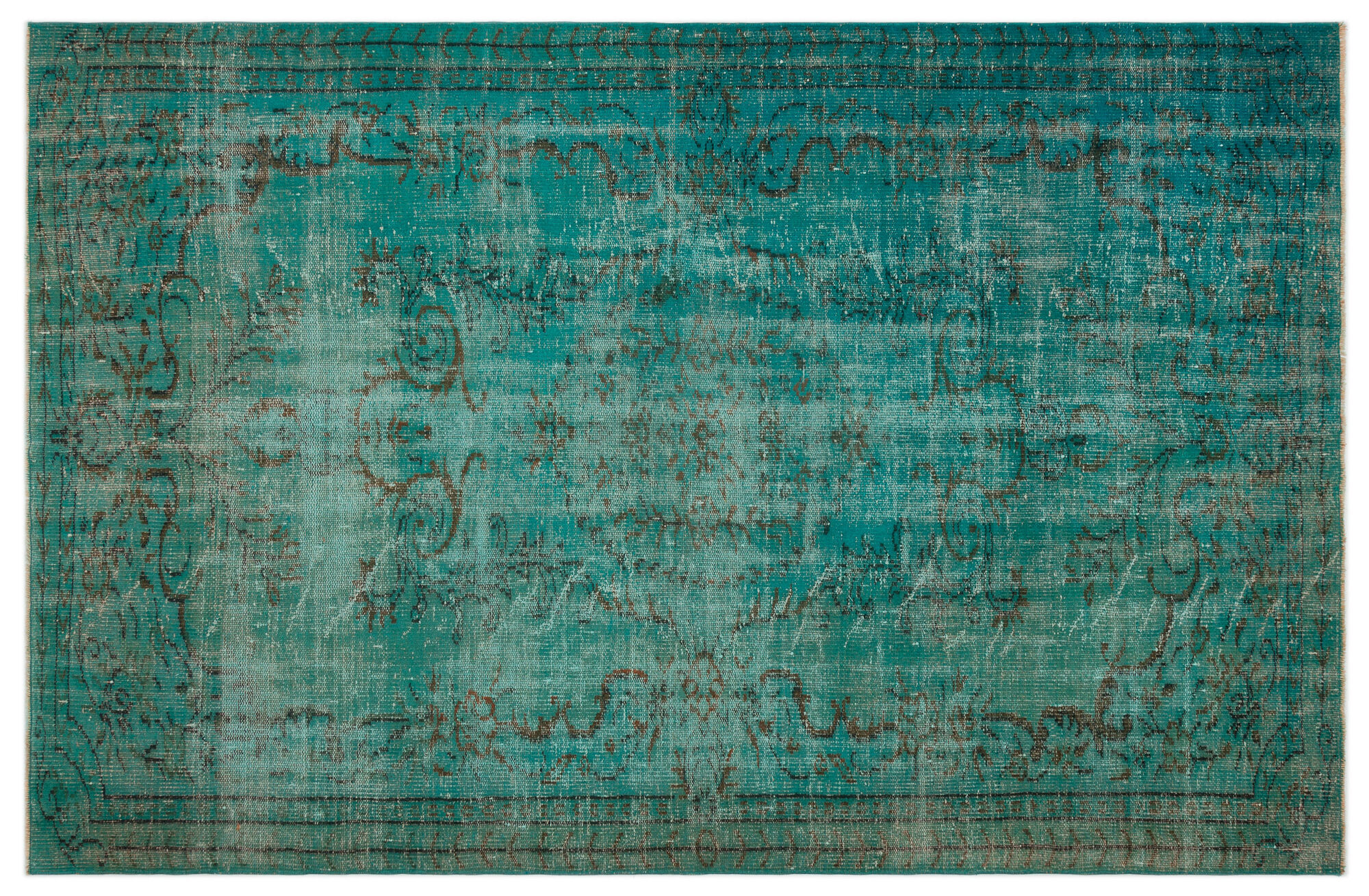 Apex Vintage Halı Turkuaz 24367 168x261cm