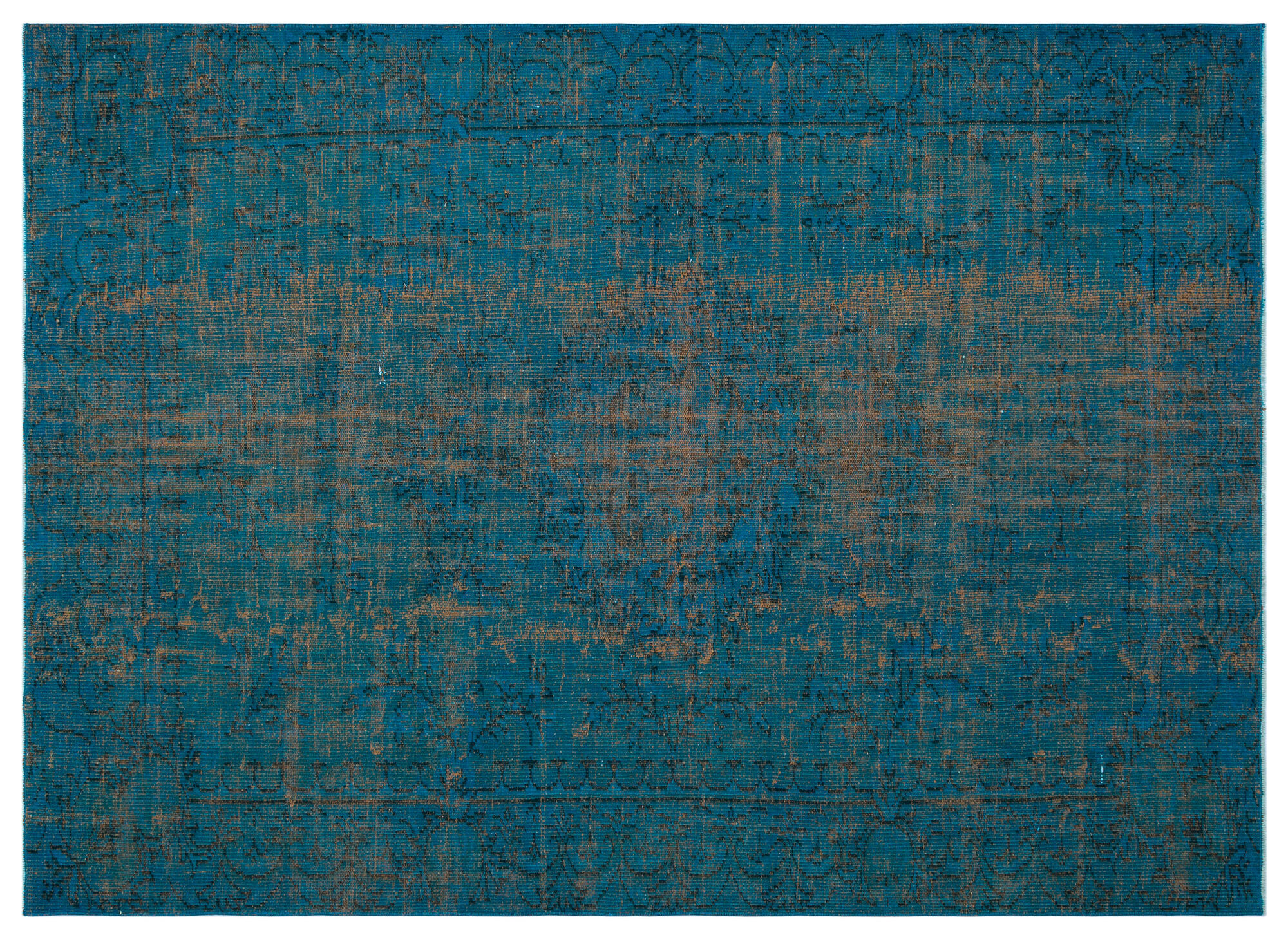 Apex Vintage Halı Turkuaz 27271 194x270cm