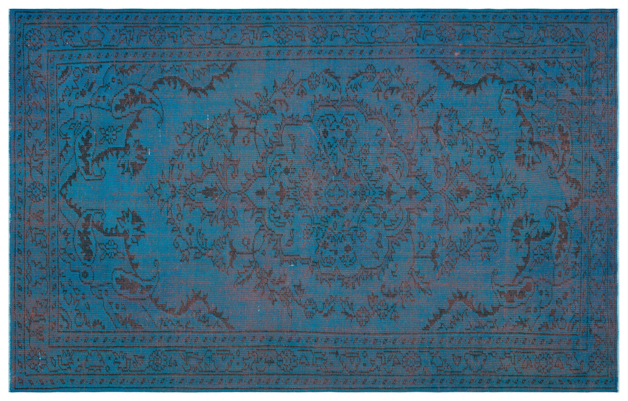 Apex Vintage Halı Turkuaz 27982 179x280cm