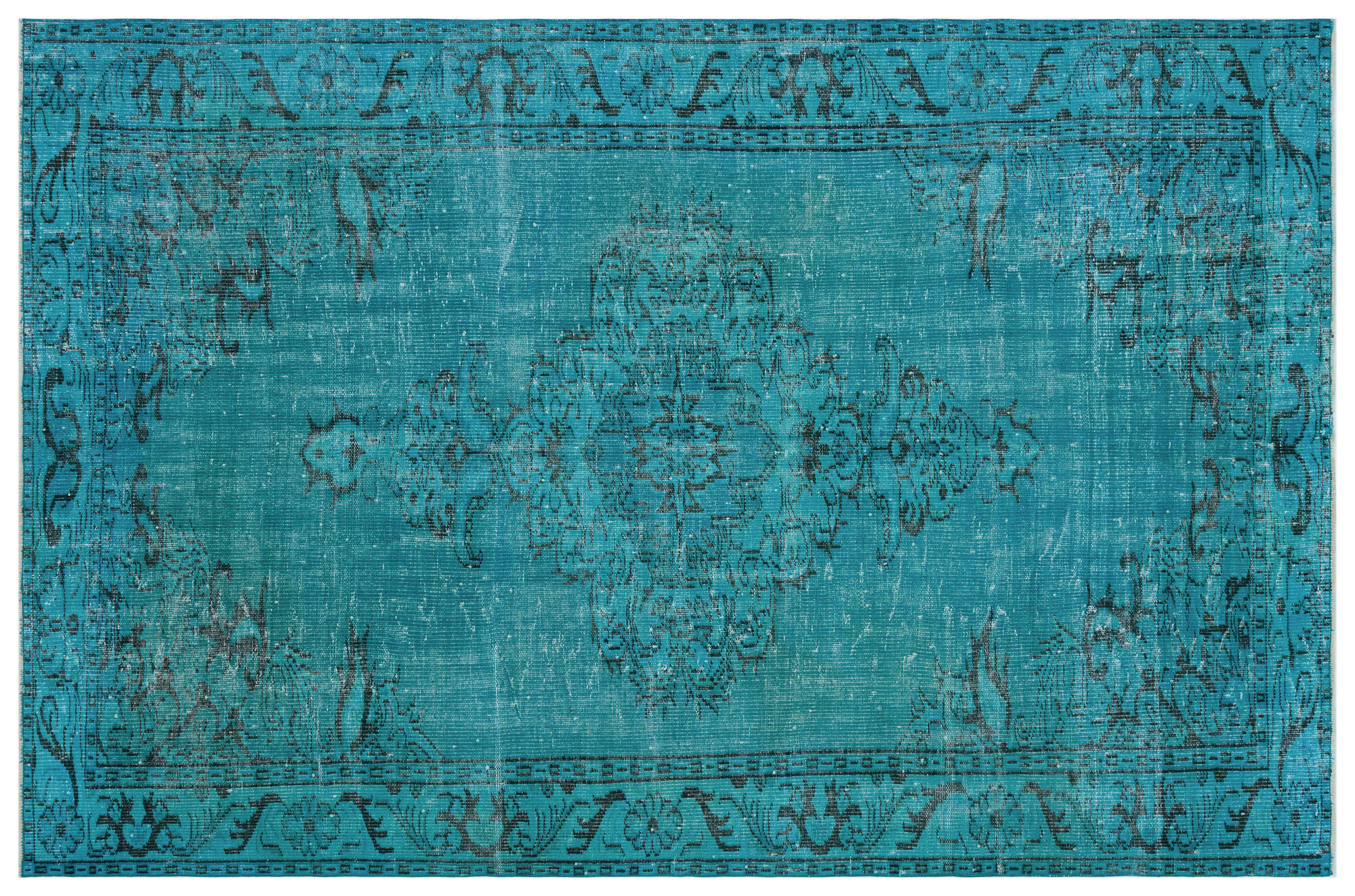 Apex Vintage Halı Turkuaz 28325 186x273cm