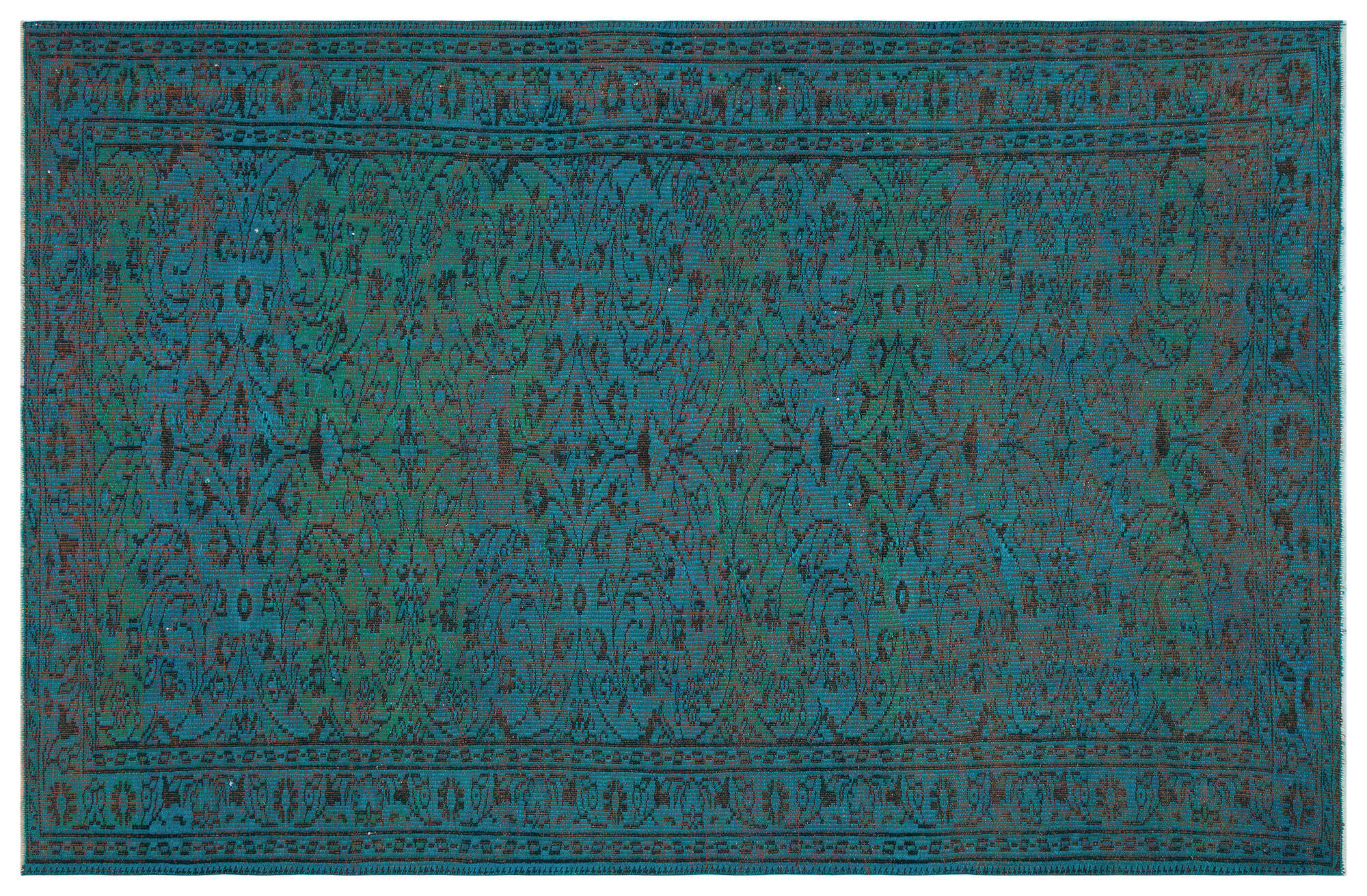 Apex Vintage Halı Turkuaz 28391 168x262cm