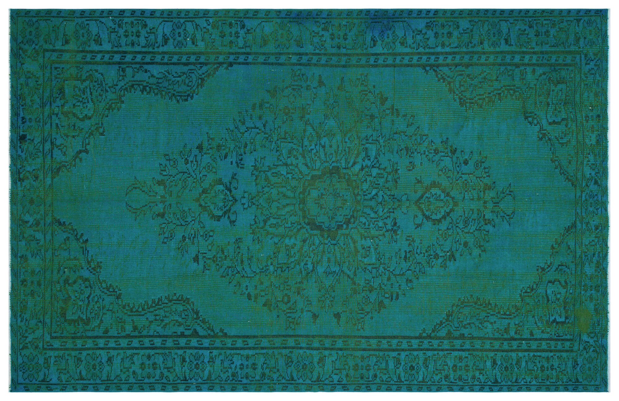 Apex Vintage Halı Turkuaz 28493 195x301cm