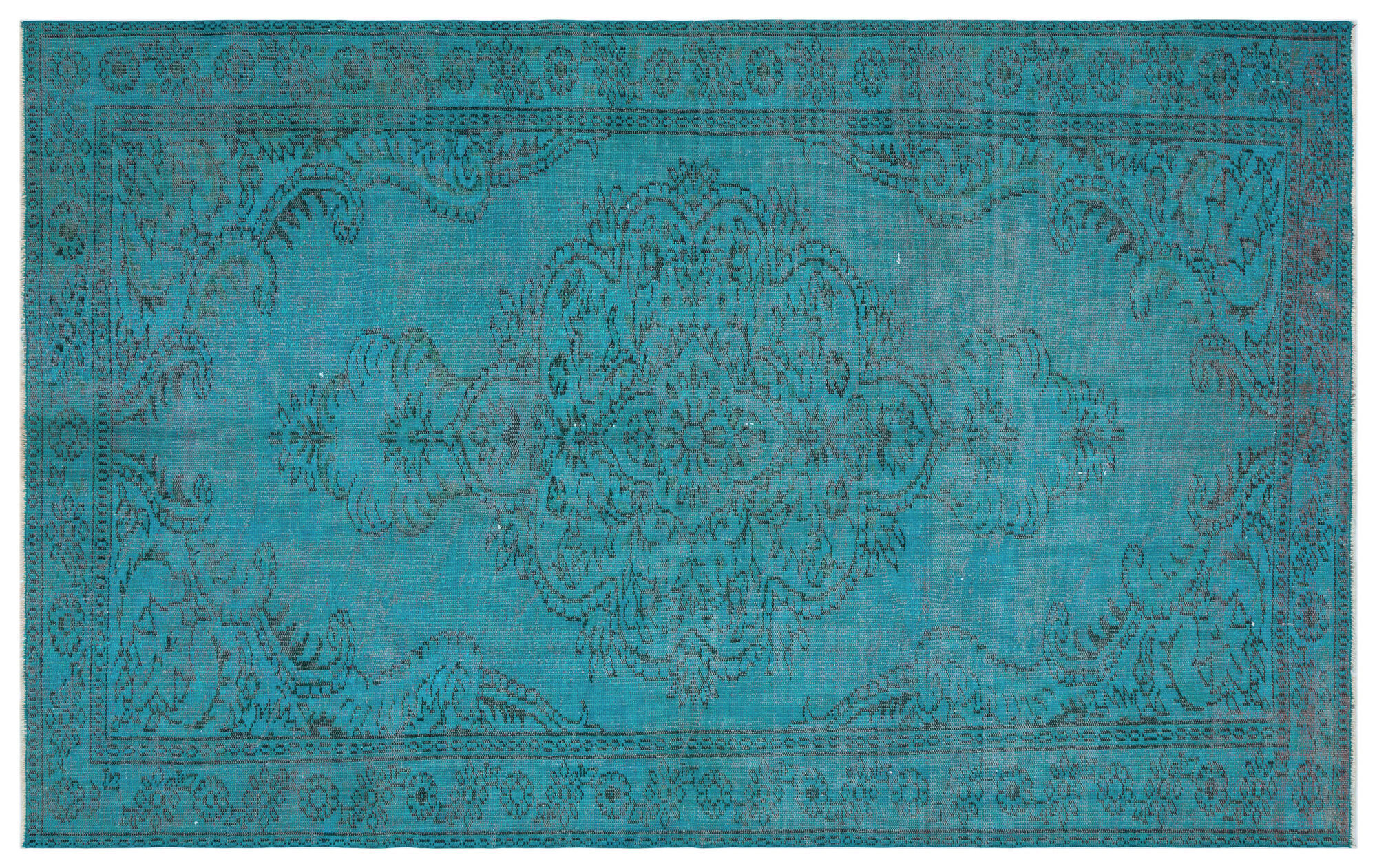 Apex Vintage Halı Turkuaz 28732 167x268cm