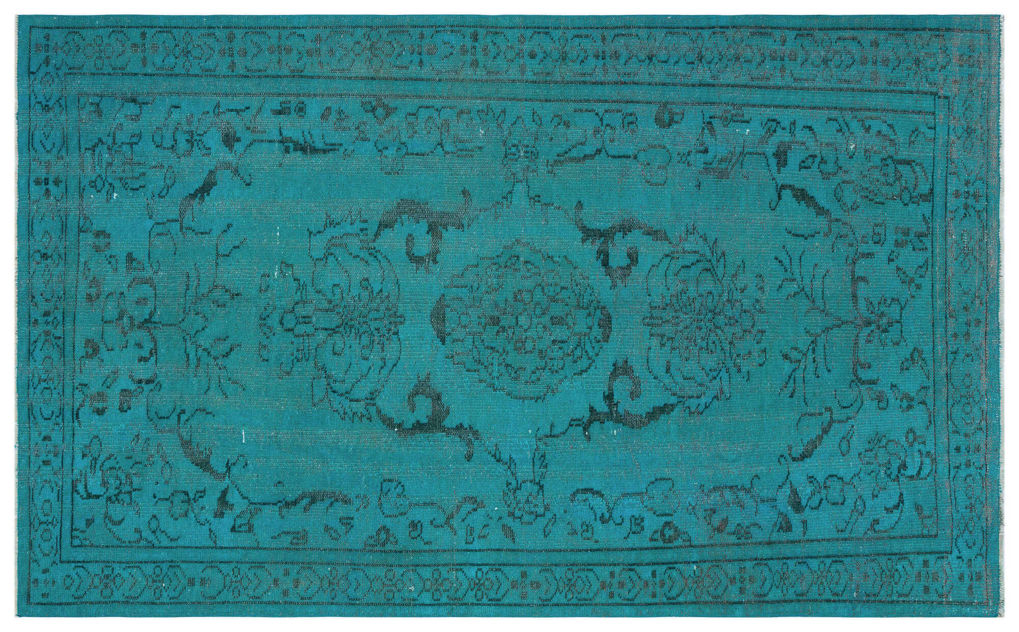Apex Vintage Halı Turkuaz 28737 166x270cm