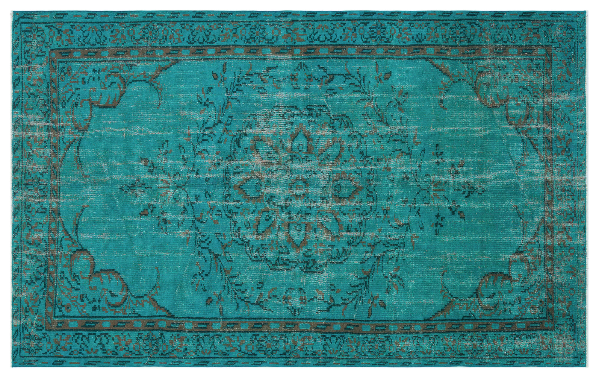 Apex Vintage Halı Turkuaz 28777 151x246cm