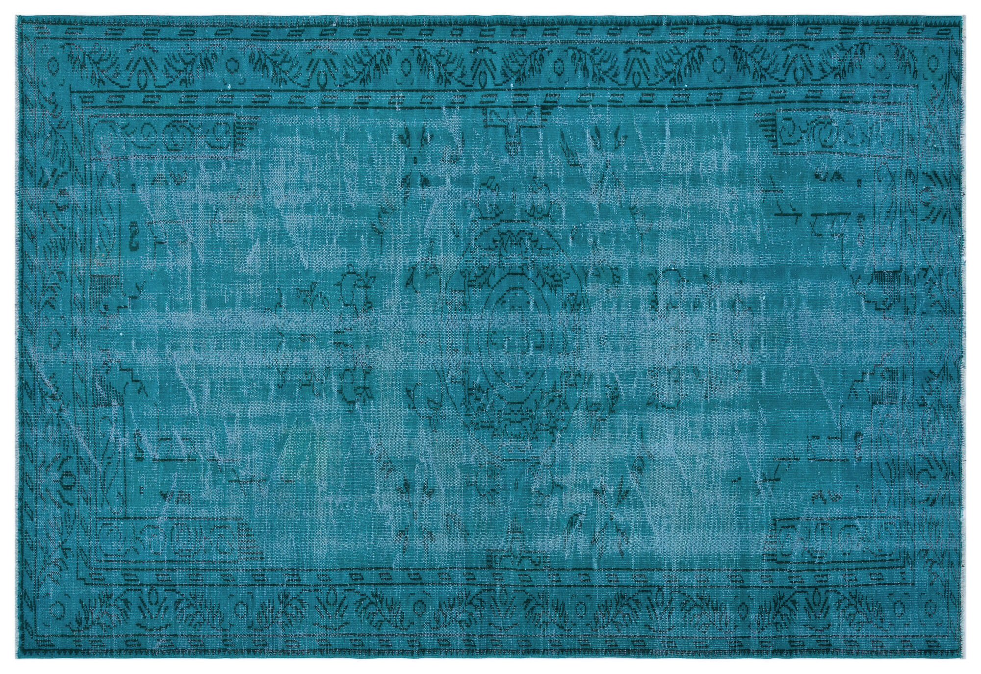 Apex Vintage Halı Turkuaz 28989 196x281cm