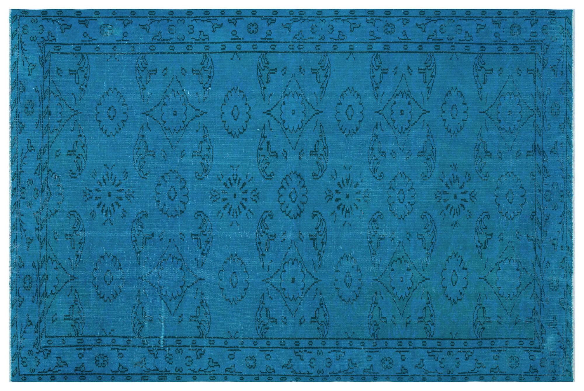 Apex Vintage Halı Turkuaz 29035 174x264cm
