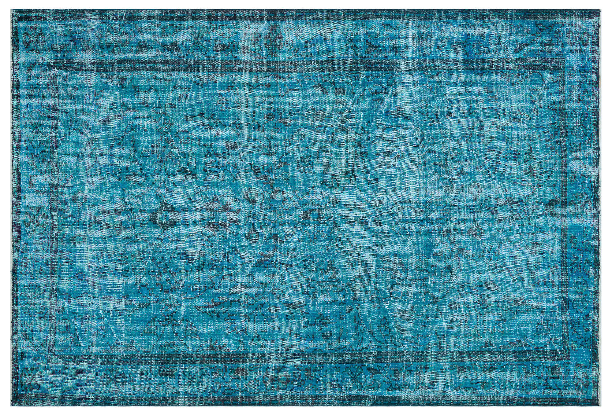 Apex Vintage Halı Turkuaz 29646 195x277cm
