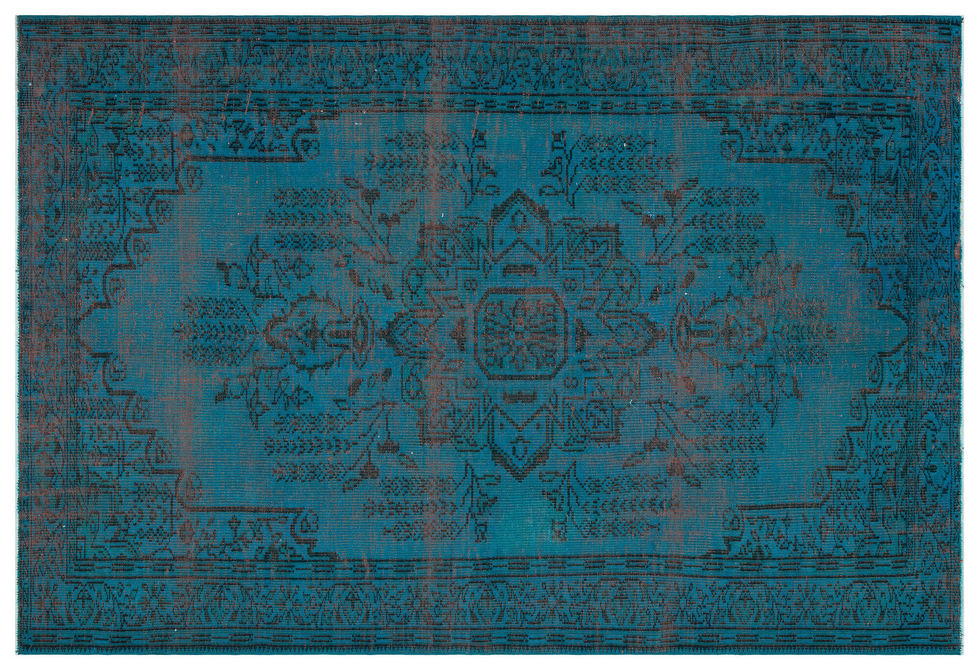 Apex Vintage Halı Turkuaz 29690 182x265cm