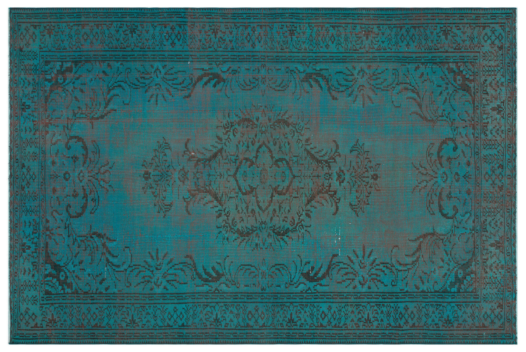 Apex Vintage Halı Turkuaz 31042 196x289cm