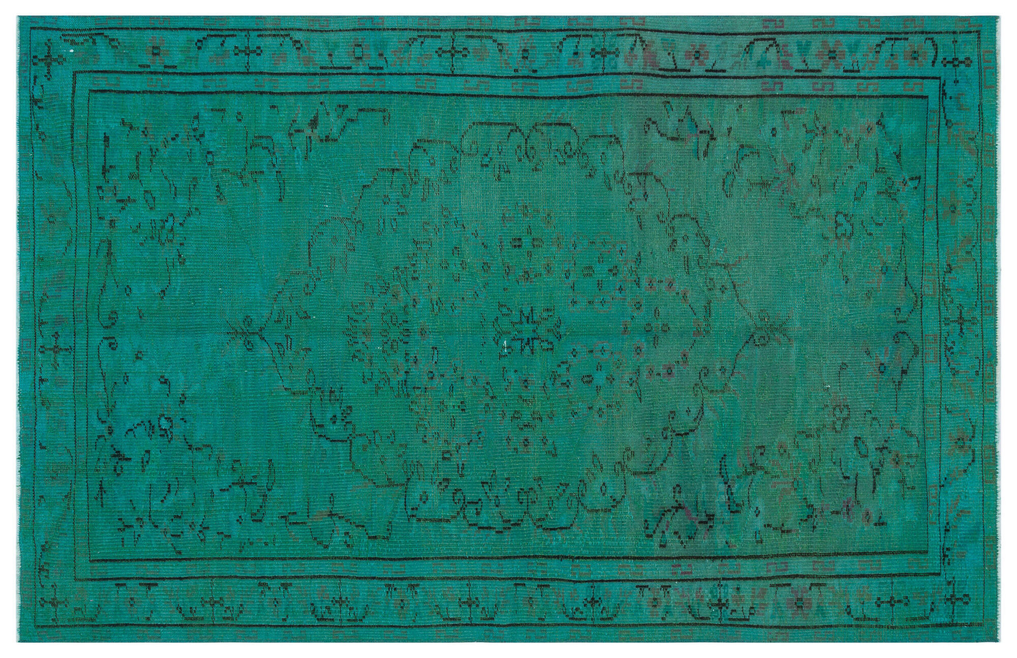Apex Vintage Halı Turkuaz 31053 155x242cm