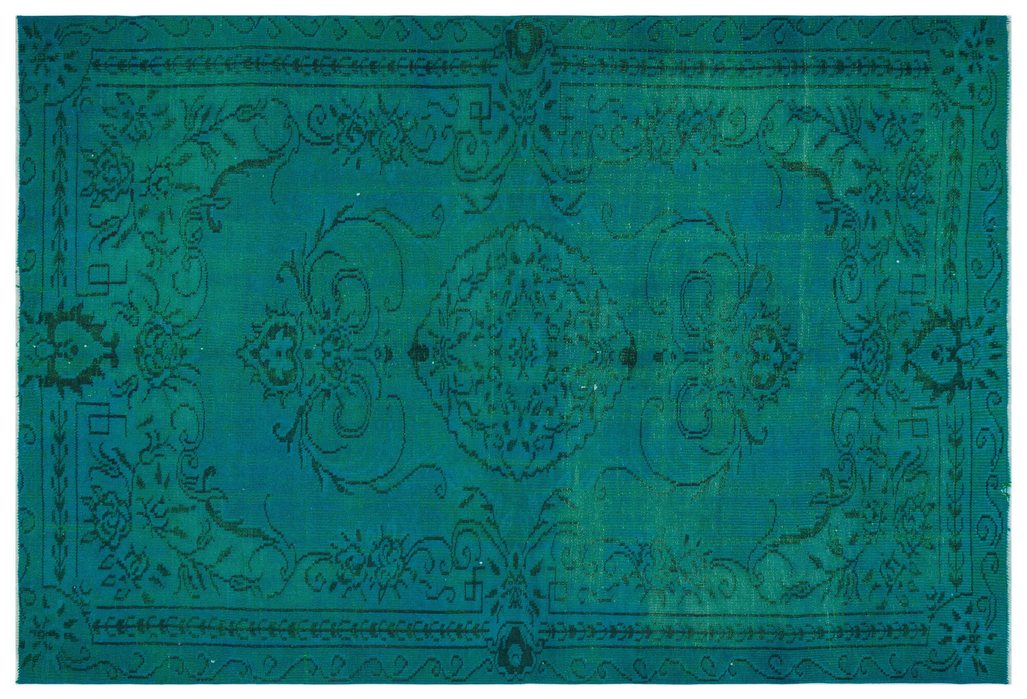 Apex Vintage Halı Turkuaz 31058 178x257cm