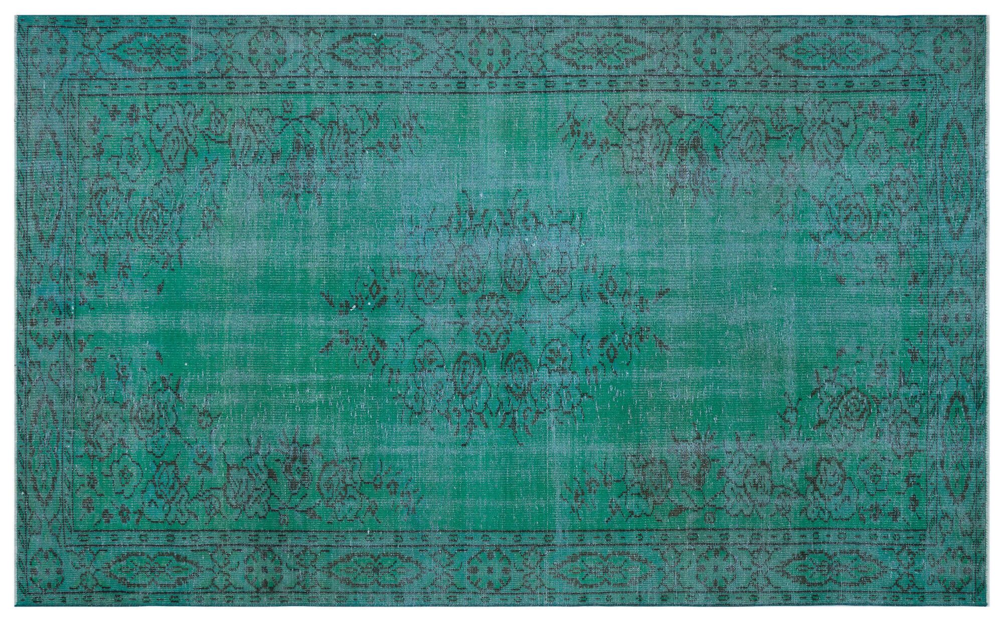 Apex Vintage Halı Turkuaz 31075 179x288cm