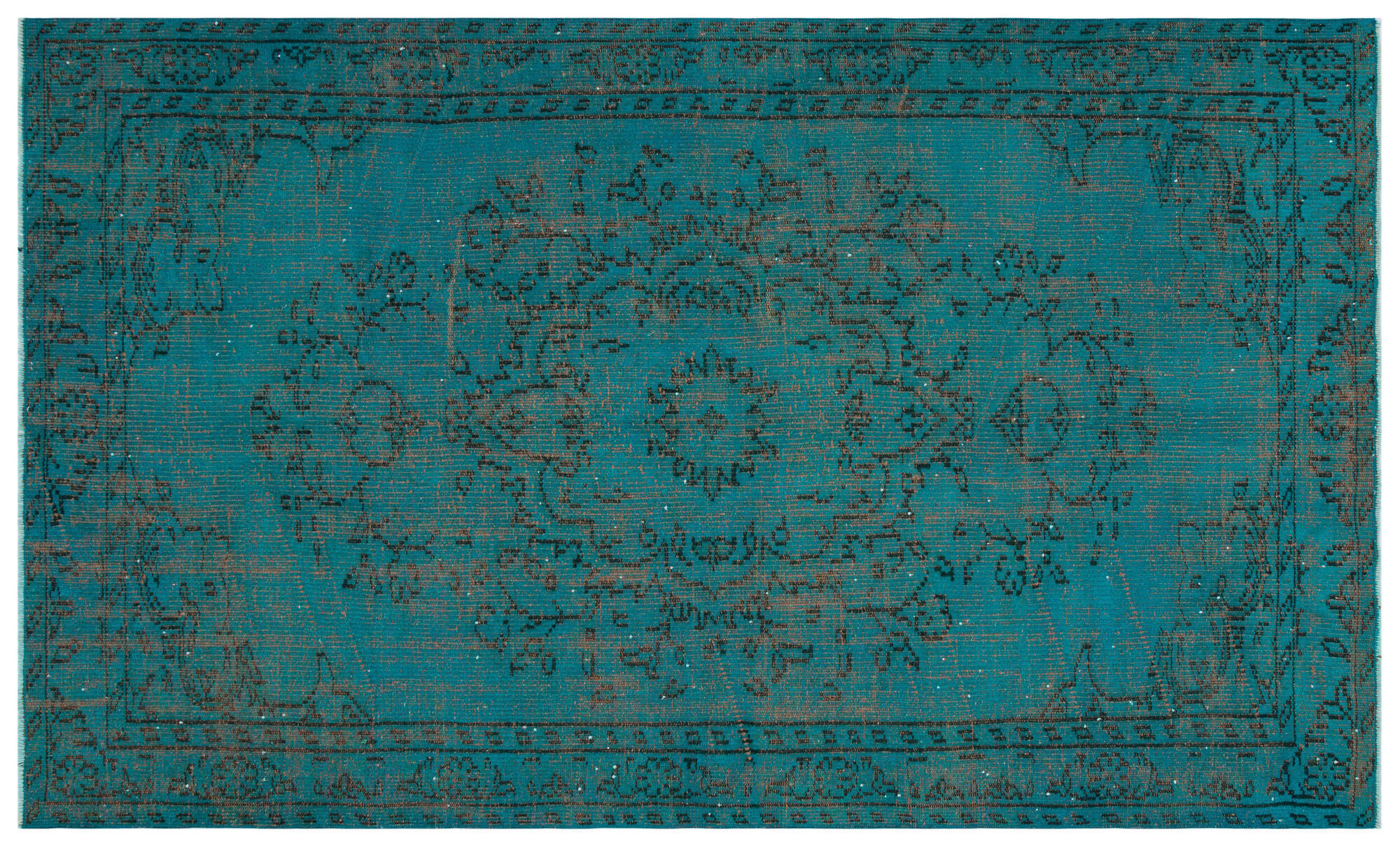 Apex Vintage Halı Turkuaz 31092 161x265cm
