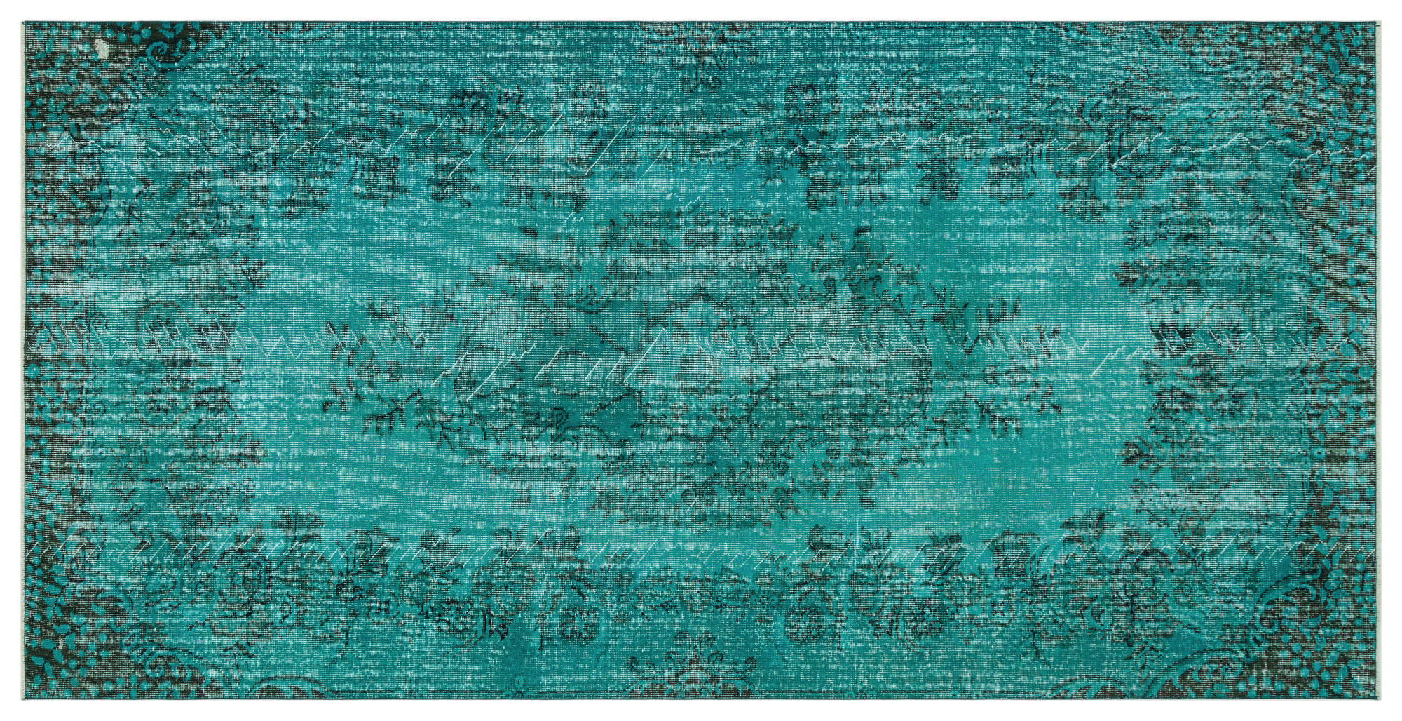 Apex Vintage Halı Turkuaz 34542 150x302cm
