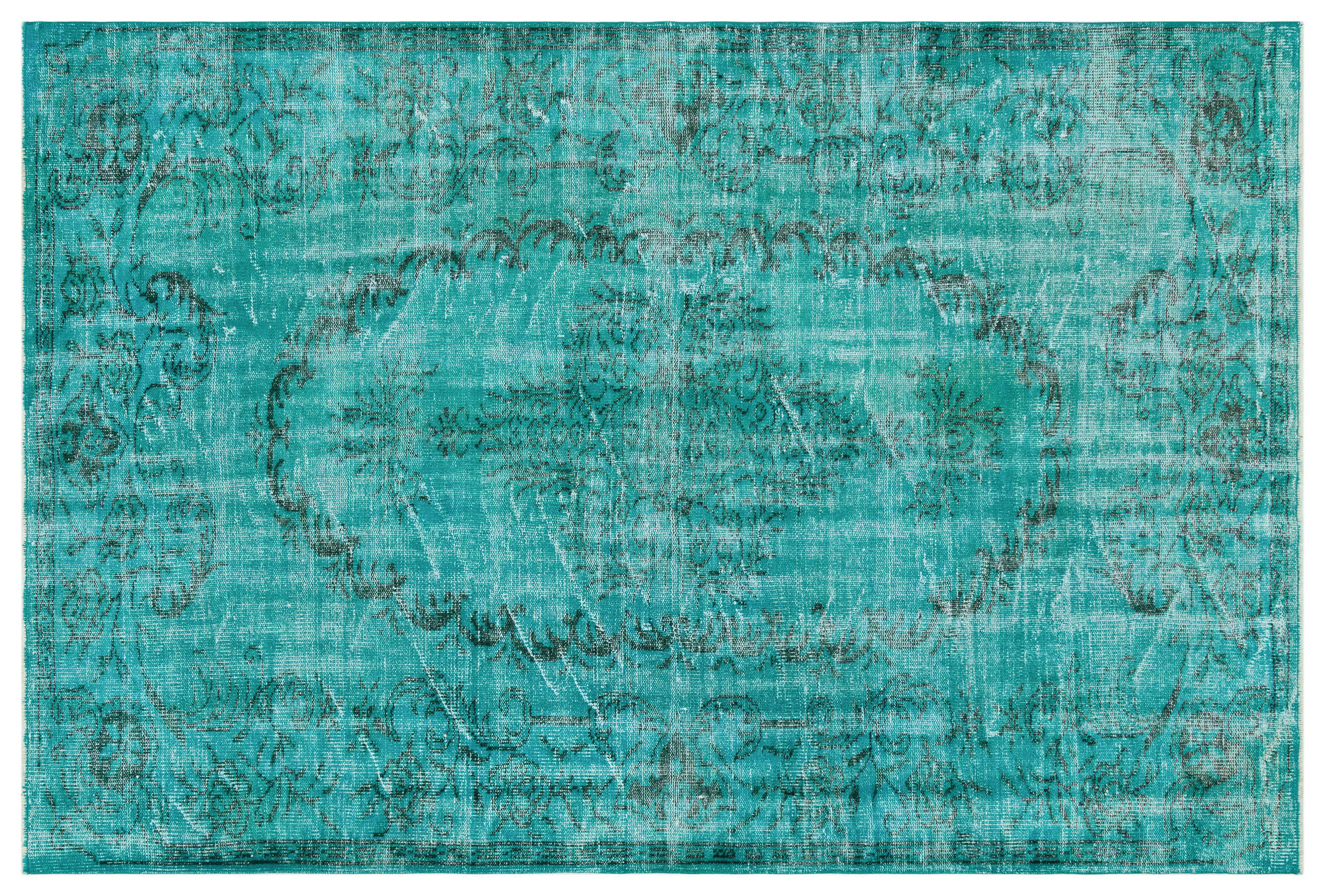 Apex Vintage Halı Turkuaz 34602 182x267cm