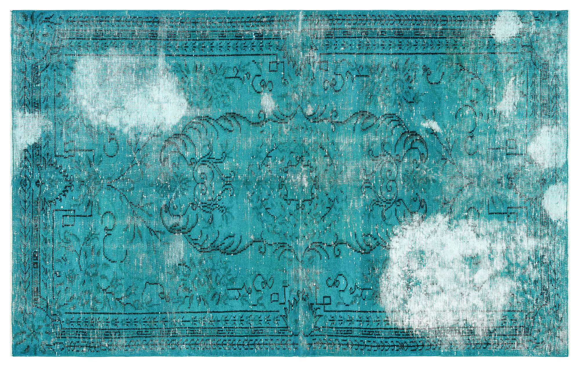 Apex Vintage Halı Turkuaz 35918 156x253cm