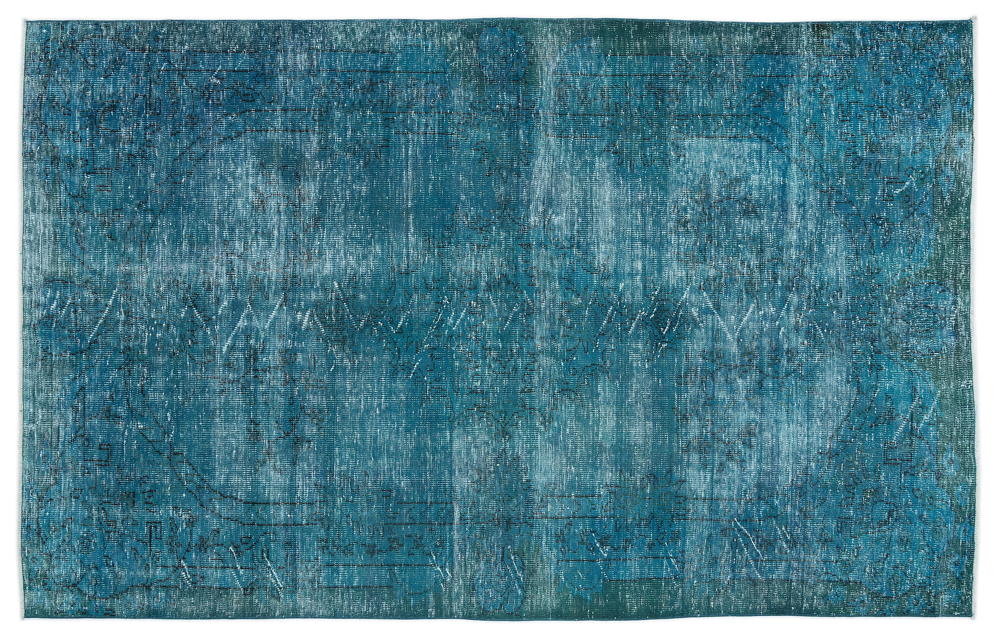Apex Vintage Halı Turkuaz 9522 185x300cm