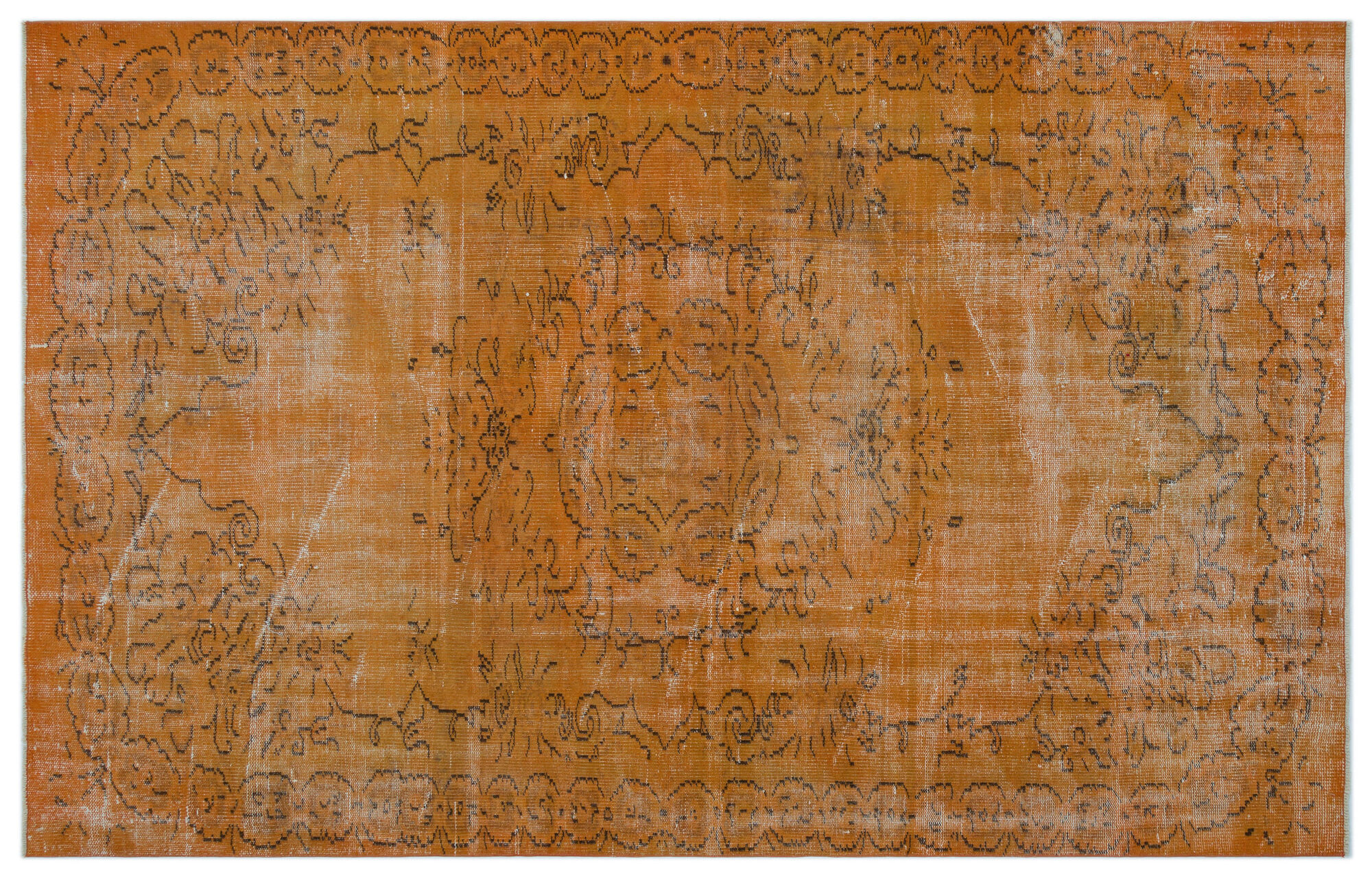 Apex Vintage Halı Turuncu 23008 167 cm X 273 cm