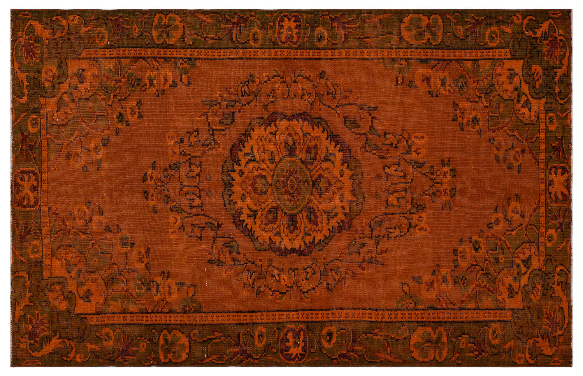Apex Vintage Halı Turuncu 27138 170 cm X 259 cm