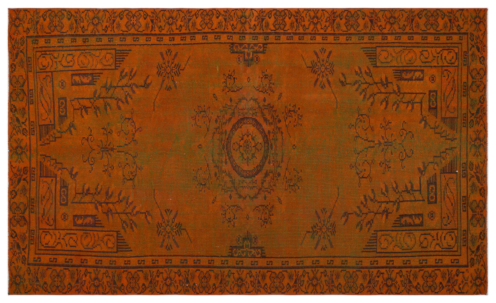 Apex Vintage Halı Turuncu 27336 164 cm X 270 cm