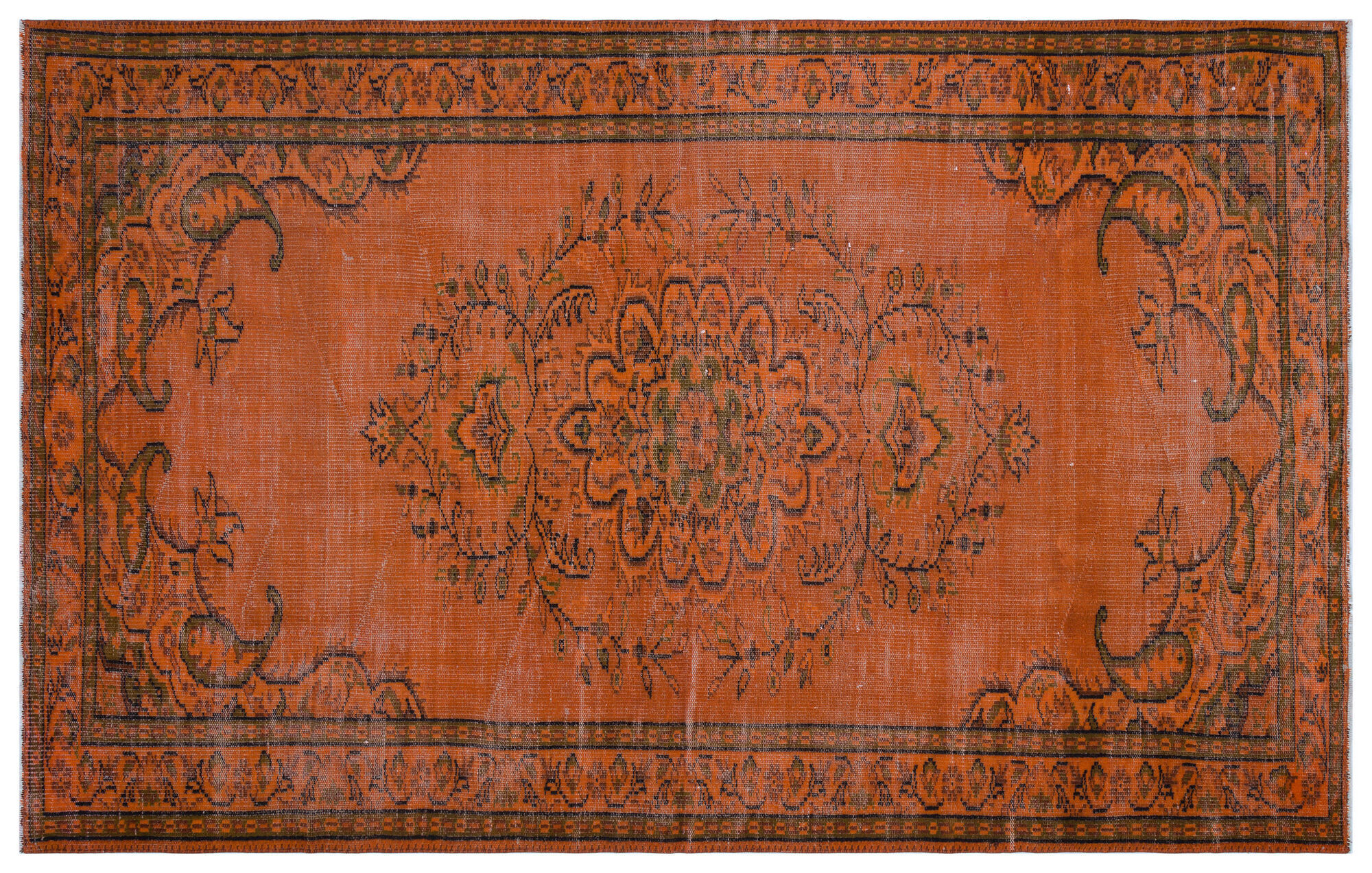 Apex Vintage Halı Turuncu 27965 167 cm X 272 cm