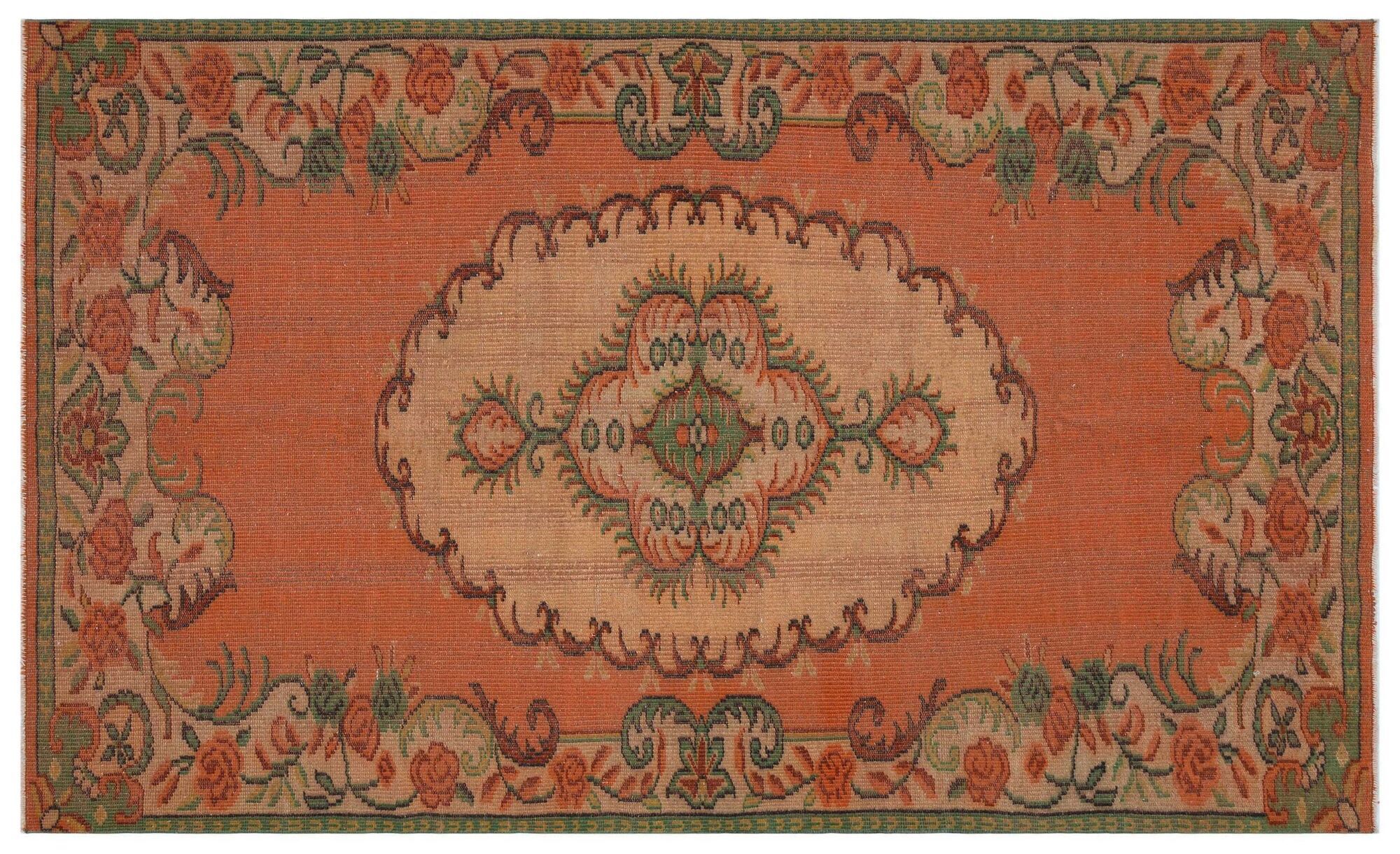 Apex Vintage Halı Turuncu 29638 161 cm X 271 cm