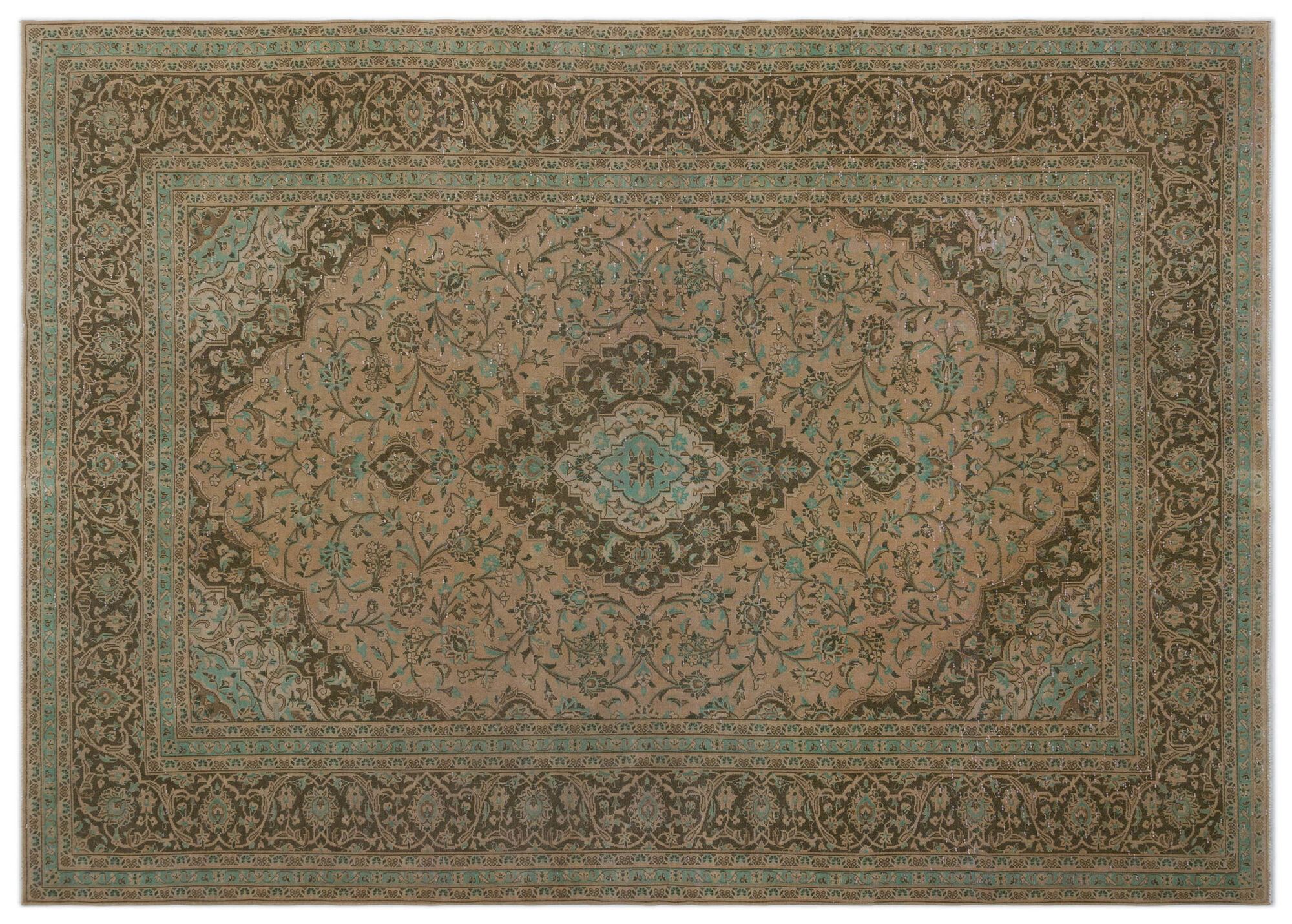 Apex Vintage Halı XLarge Bej 24525 246 cm X 345 cm