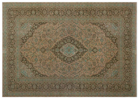 Apex Vintage Halı XLarge Bej 24525 246 cm X 345 cm - 1