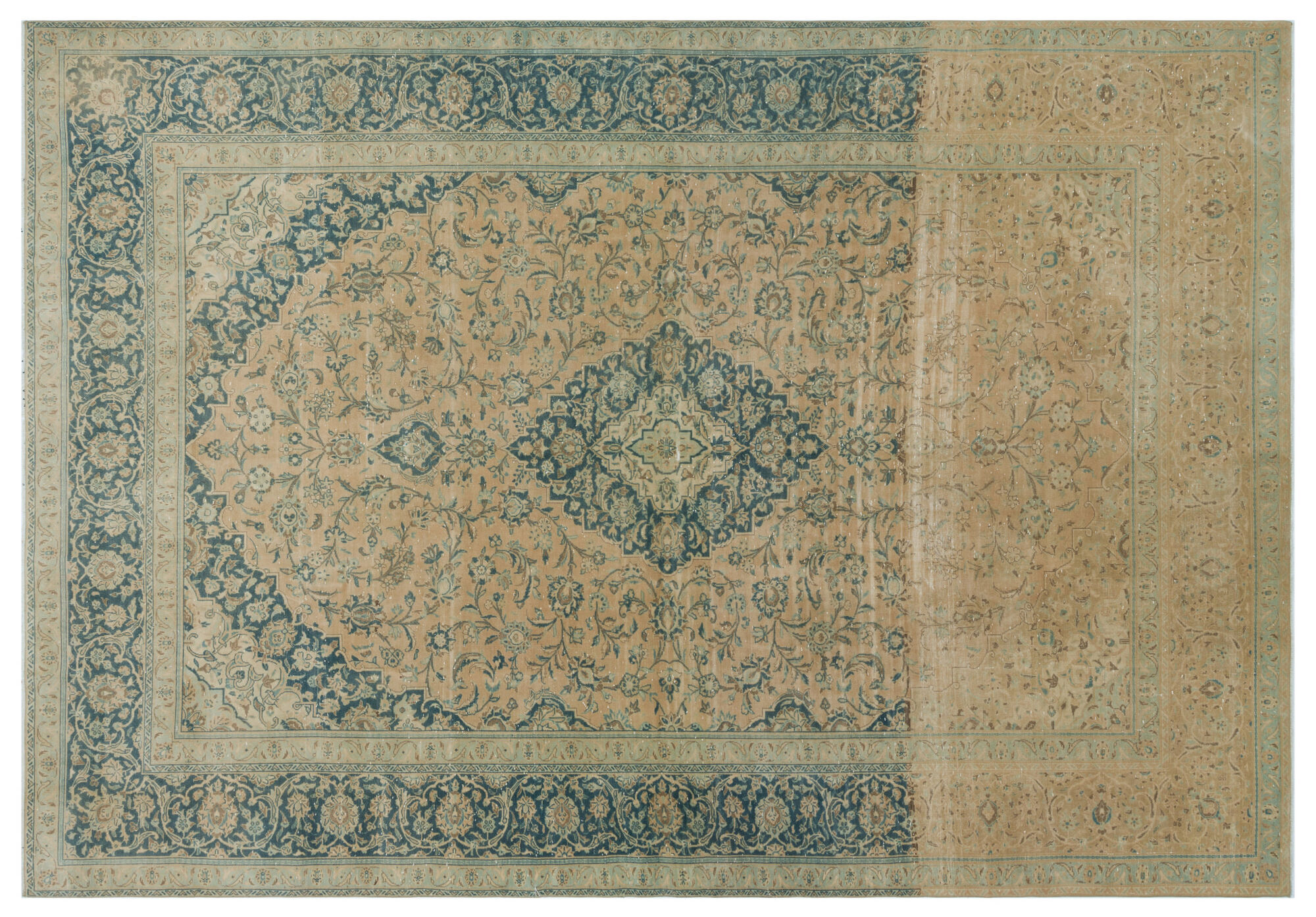 Apex Vintage Halı XLarge Bej 29844 274 cm X 398 cm
