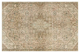 Apex Vintage Halı XLarge Bej 36158 145 cm X 220 cm - 1