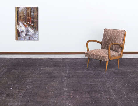 Apex Vintage Halı XLarge Gri 11194 285 cm X 398 cm - 4