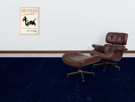 Apex Vintage Halı XLarge Mavi 24523 304 cm X 423 cm - 4