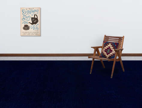 Apex Vintage Halı XLarge Mavi 24524 280 cm X 385 cm - 4