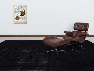 Apex Vintage Halı XLarge Siyah 29841 291 cm X 386 cm (4)