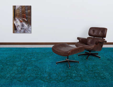 Apex Persian İran Halısı XLarge Turkuaz 11444 290cmx395cm - 4
