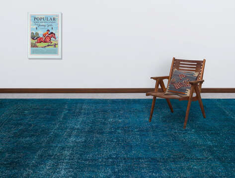 Apex Persian İran Halısı XLarge Turkuaz 16645 291cmx365cm - 4