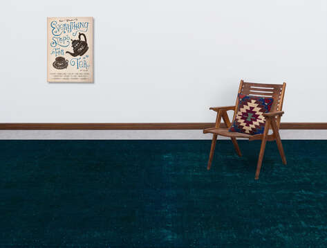 Apex Vintage Halı XLarge Turkuaz 24487 277 cm X 370 cm - 4