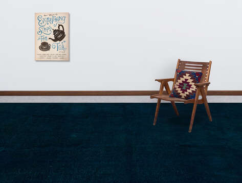 Apex Vintage Halı XLarge Turkuaz 24498 238 cm X 370 cm - 4