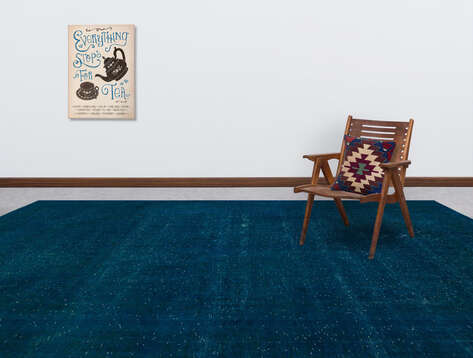 Apex Vintage Halı XLarge Turkuaz 29866 300 cm X 427 cm - 4