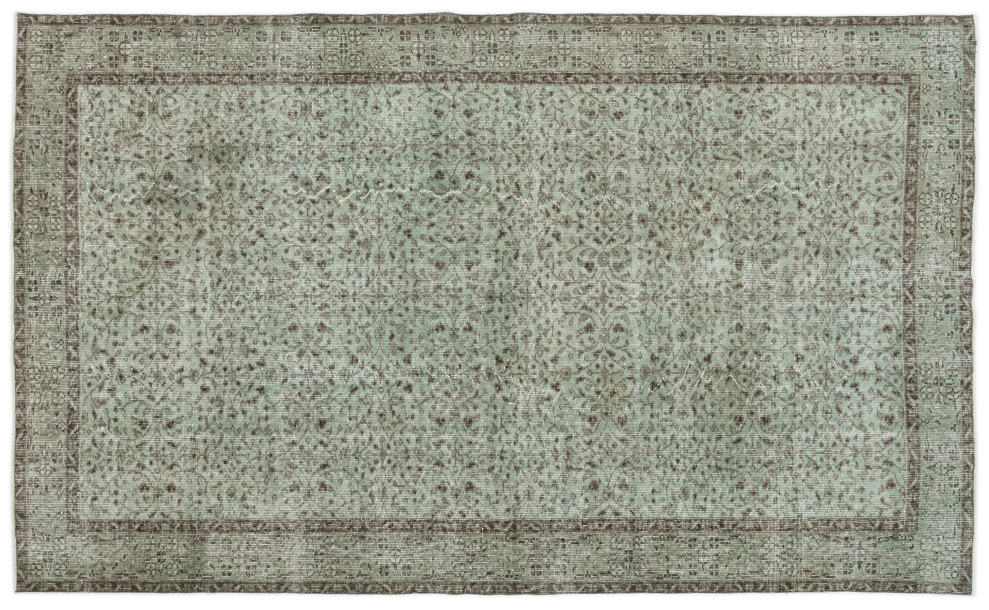 Apex Vintage Halı Yeşil 13517 164 cm X 274 cm