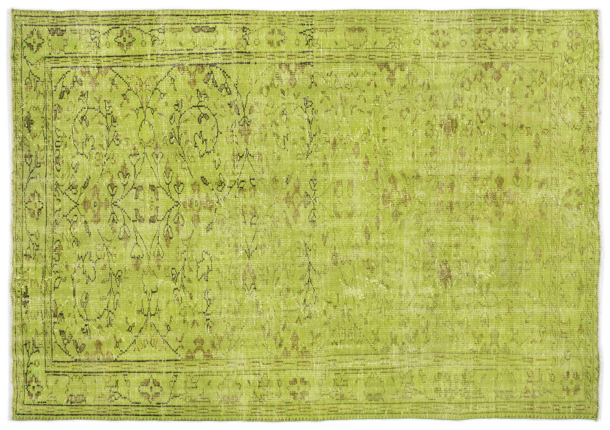 Apex Vintage Halı Yeşil 13683 184 cm X 256 cm