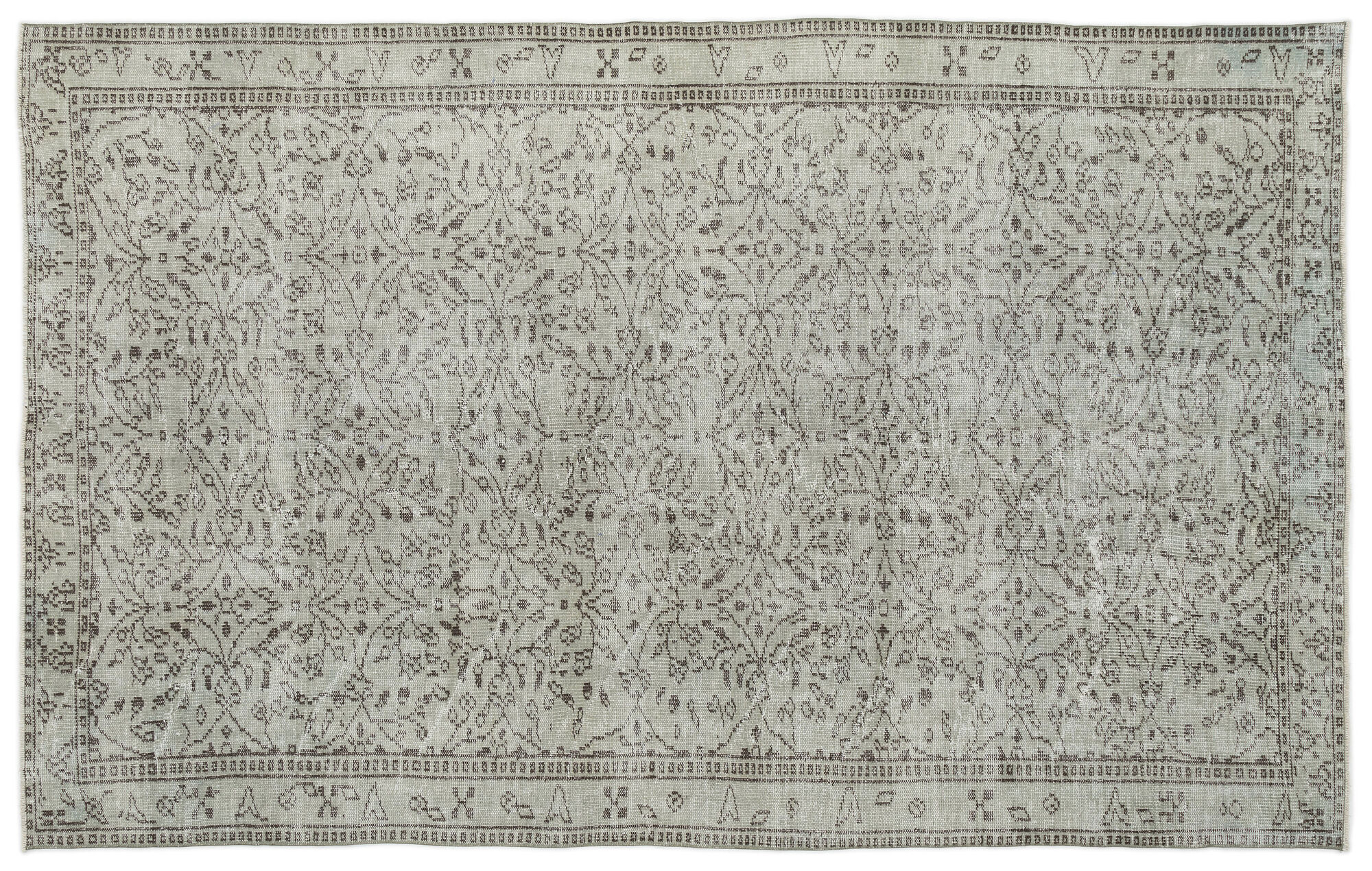 Apex Vintage Halı Yeşil 14721 180 cm X 293 cm