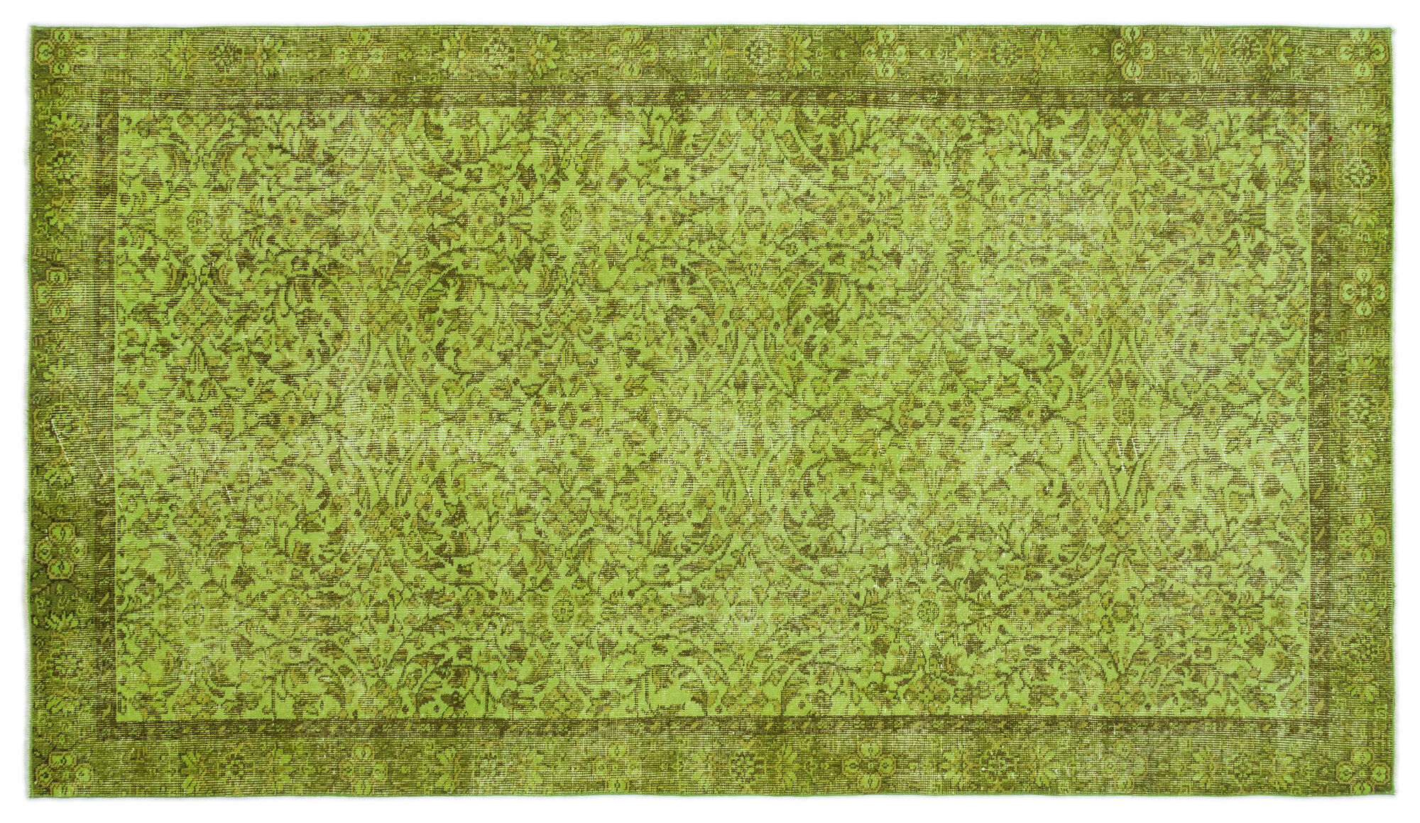 Apex Vintage Halı Yeşil 20121 155 cm X 274 cm