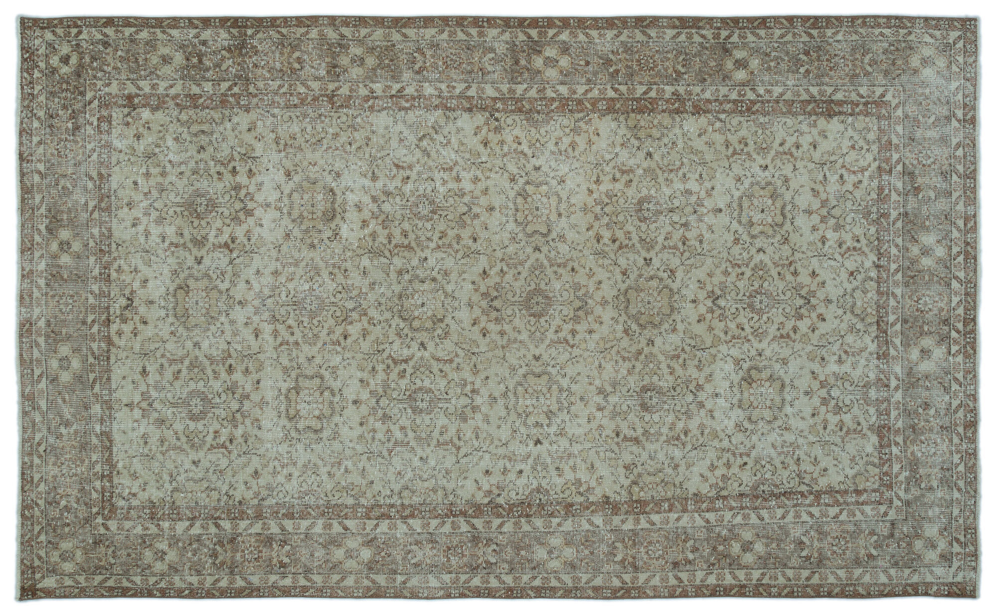 Apex Vintage Halı Yeşil 22721 183 cm X 307 cm