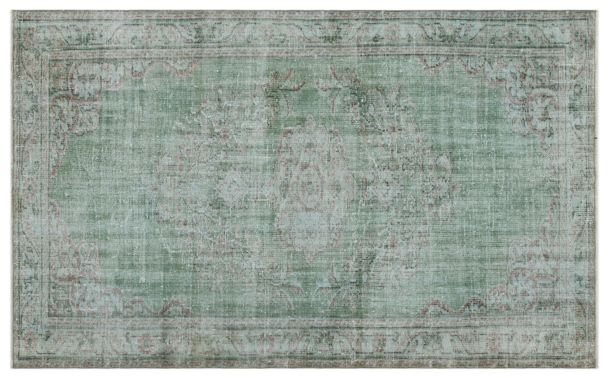 Apex Vintage Halı Yeşil 24364 165 cm X 272 cm